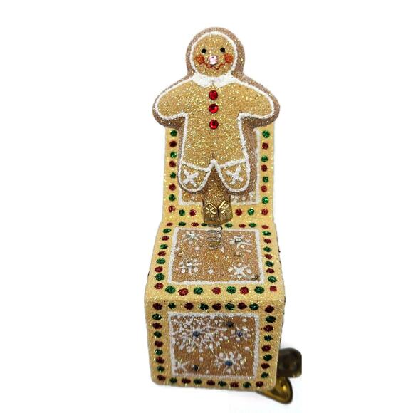 Patricia Breen Jolly Surprise Gingerboy Gingerbread Clip Christmas Tree Ornament - Picture 1 of 8